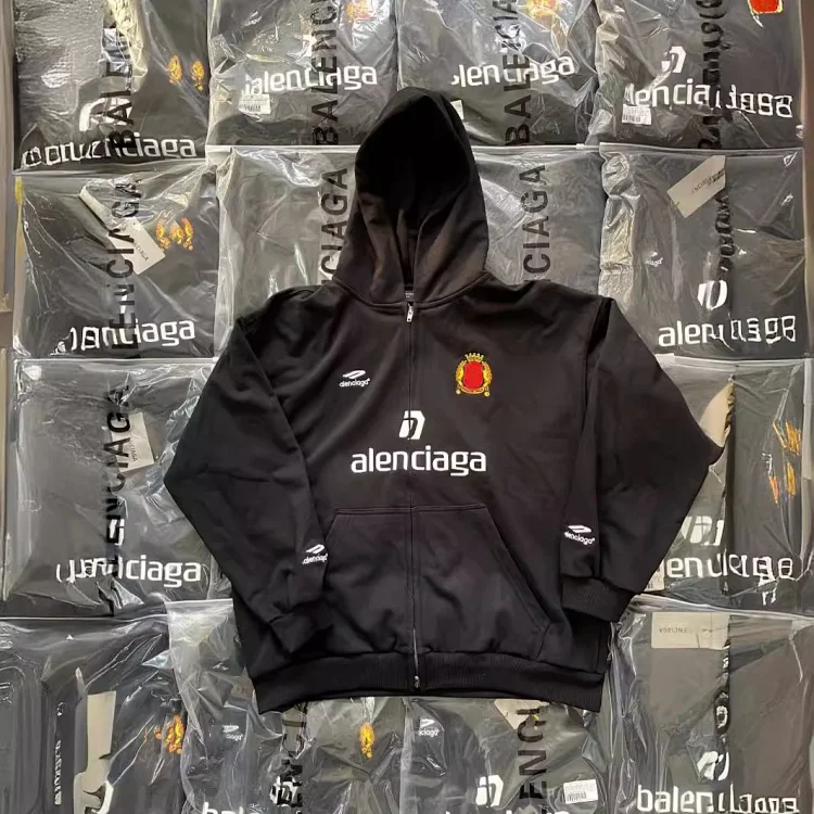 Balenciaga Zippered sweatshirt cardigan