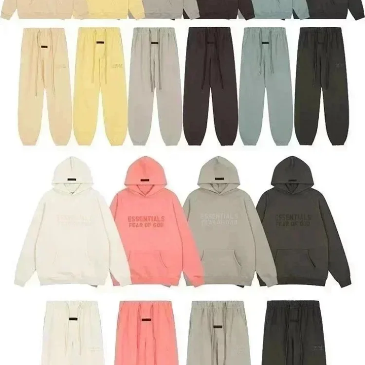 ESSENTIALS hoodies set