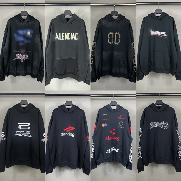Balenciaga Embroidered flame letter logo