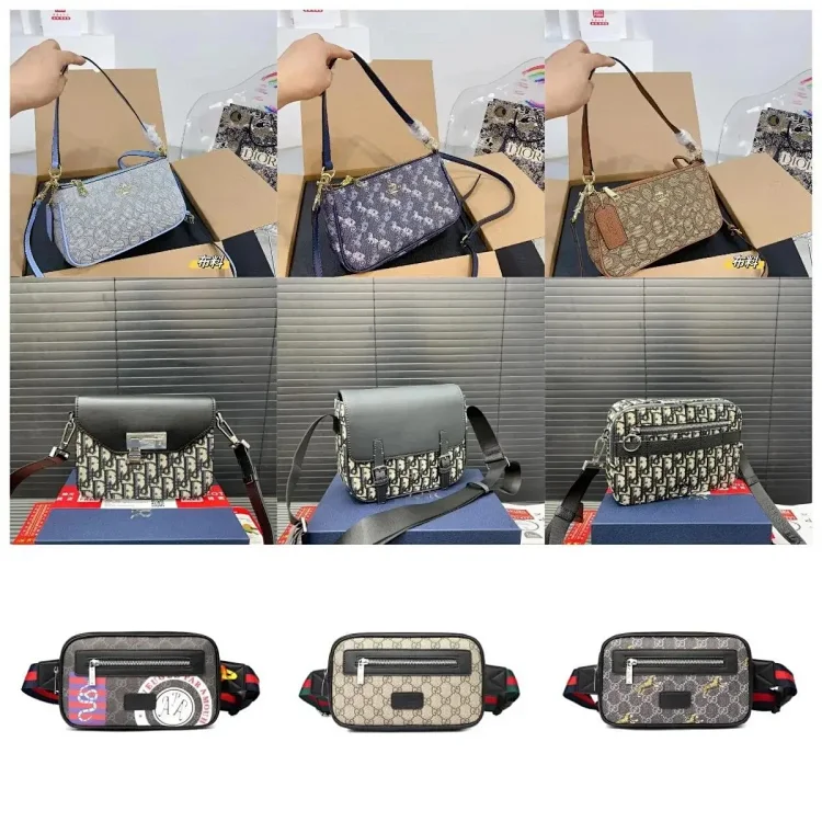 Premium crossbody bag classic large + small bag