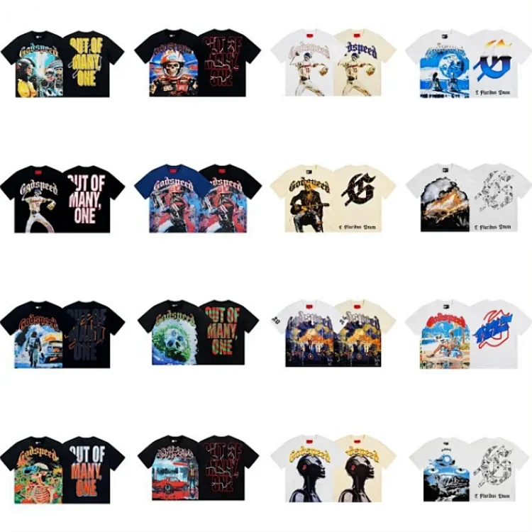 Washed distressed short sleeves